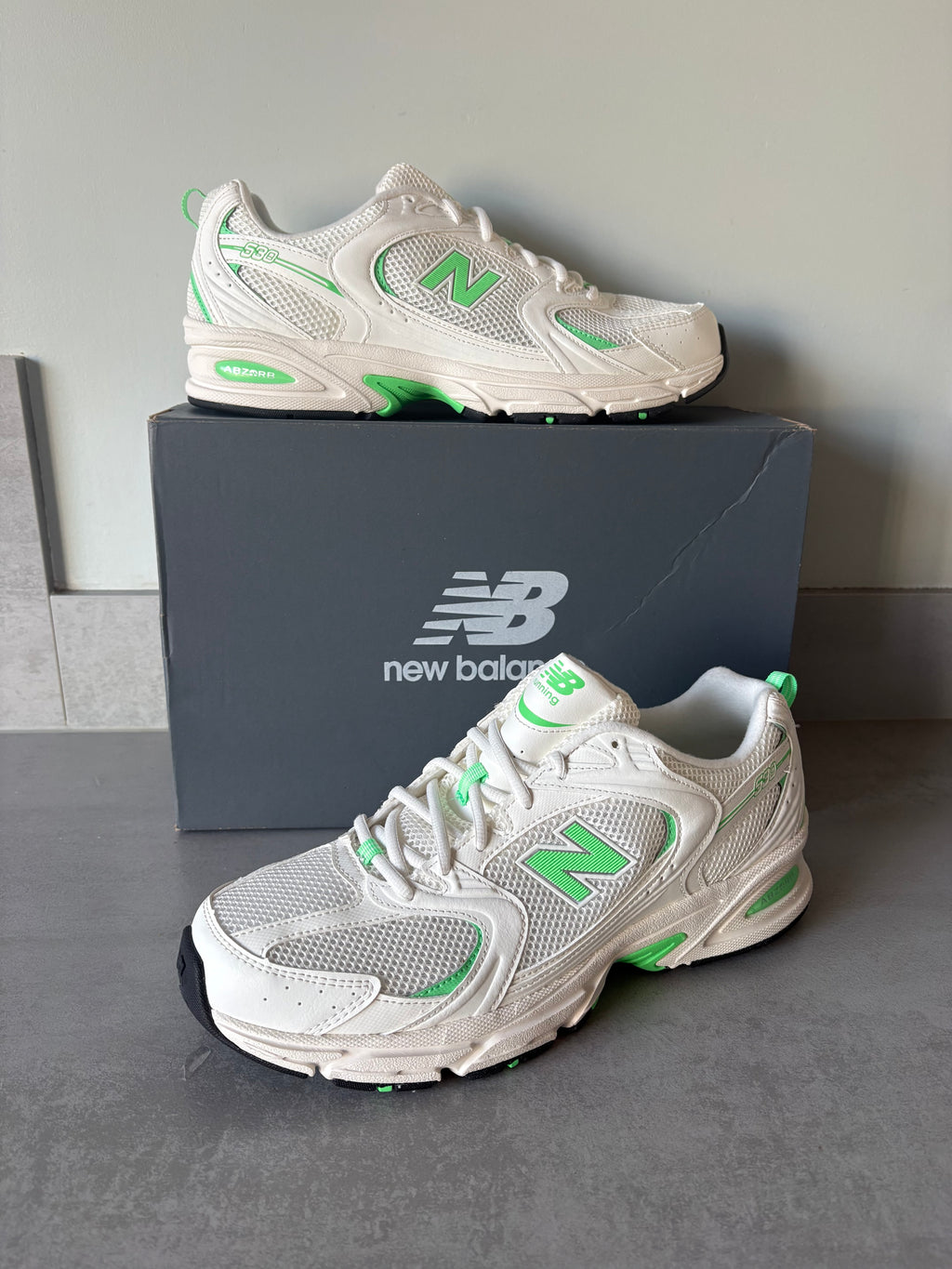 New Balance 530 Sea Salt Green EU 45/US 11